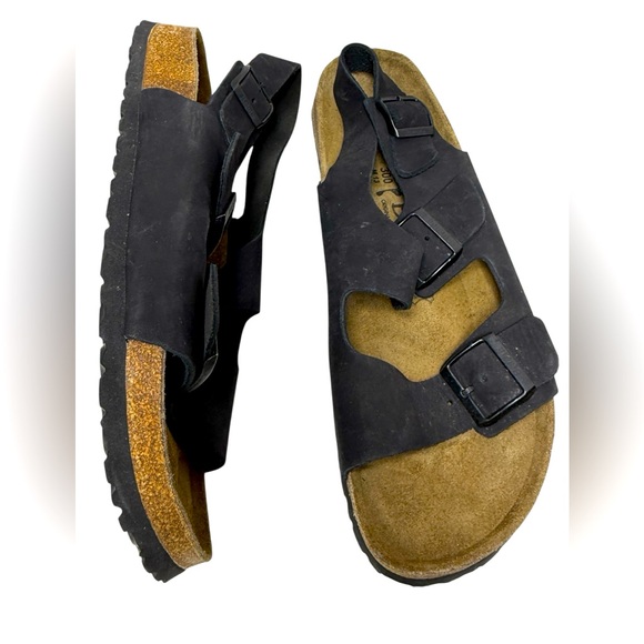 Black Betula by Birkenstock Ankle Strap Sandal Sz 13 - Picture 1 of 10